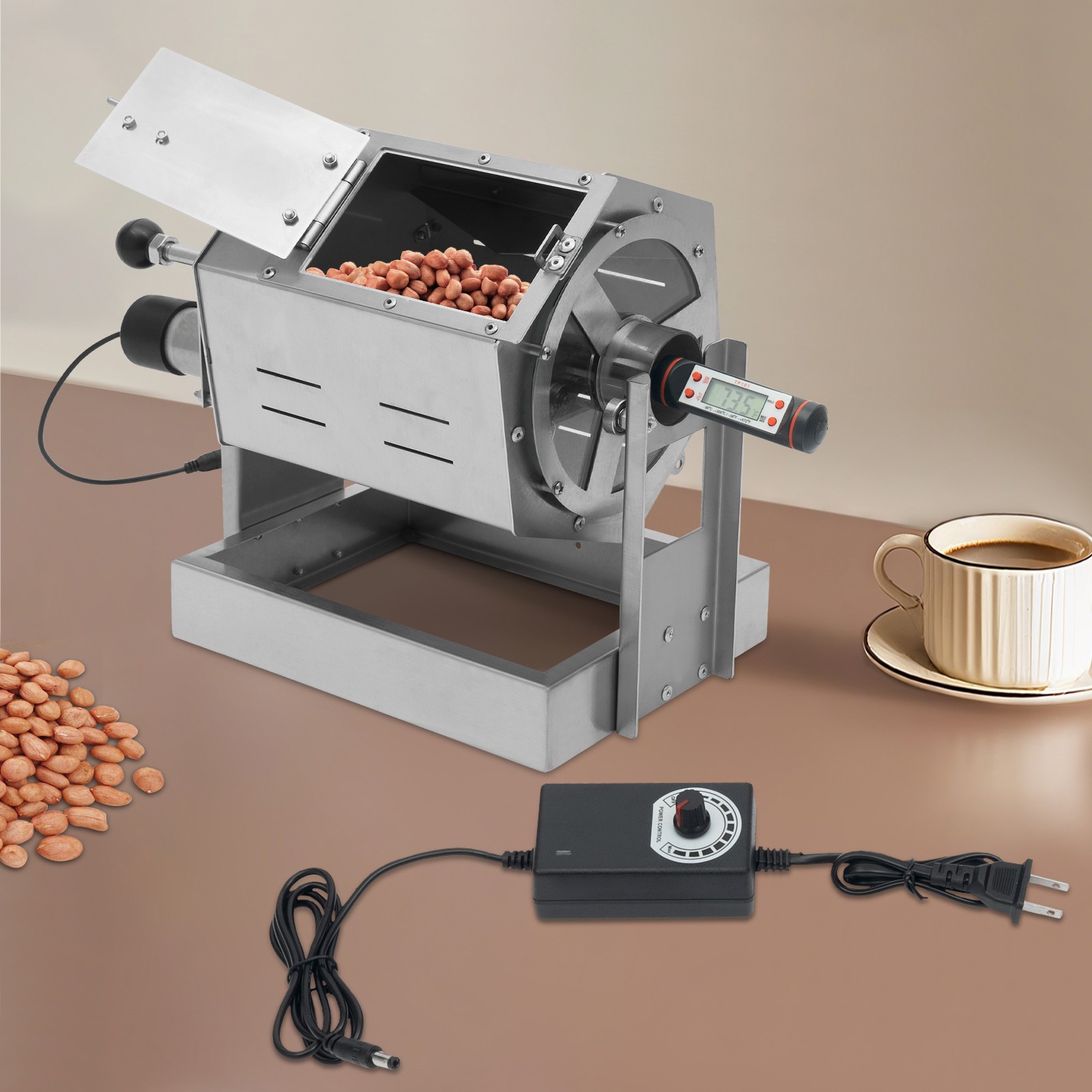 Electric Coffee Beans Roaster Machine Commercial Coffee Bean Roaster 300-1200g