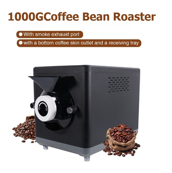 Small 1500g Baking Capacity Silent Motor Coffee Roaster 110V/220V Commercial
