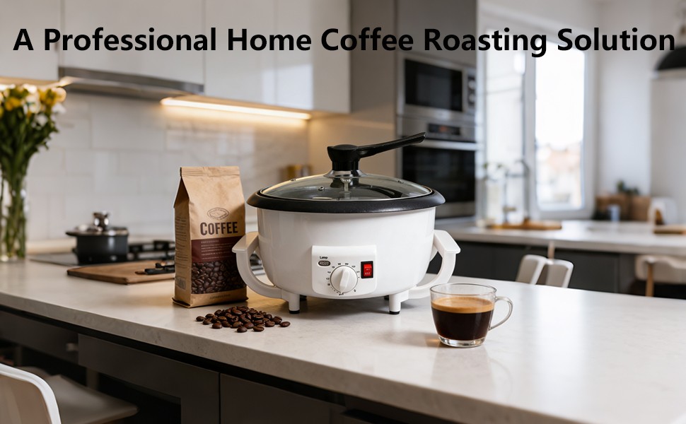 Home Coffee Bean Roaster Machine for Beginner Electric Nut Peanut Cashew