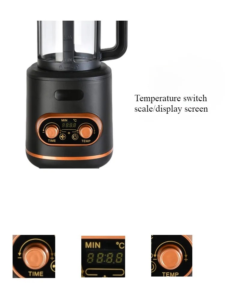 Electric Coffee Roaster Portable Coffee Bean Nut Baking Roasting Machine Home AU