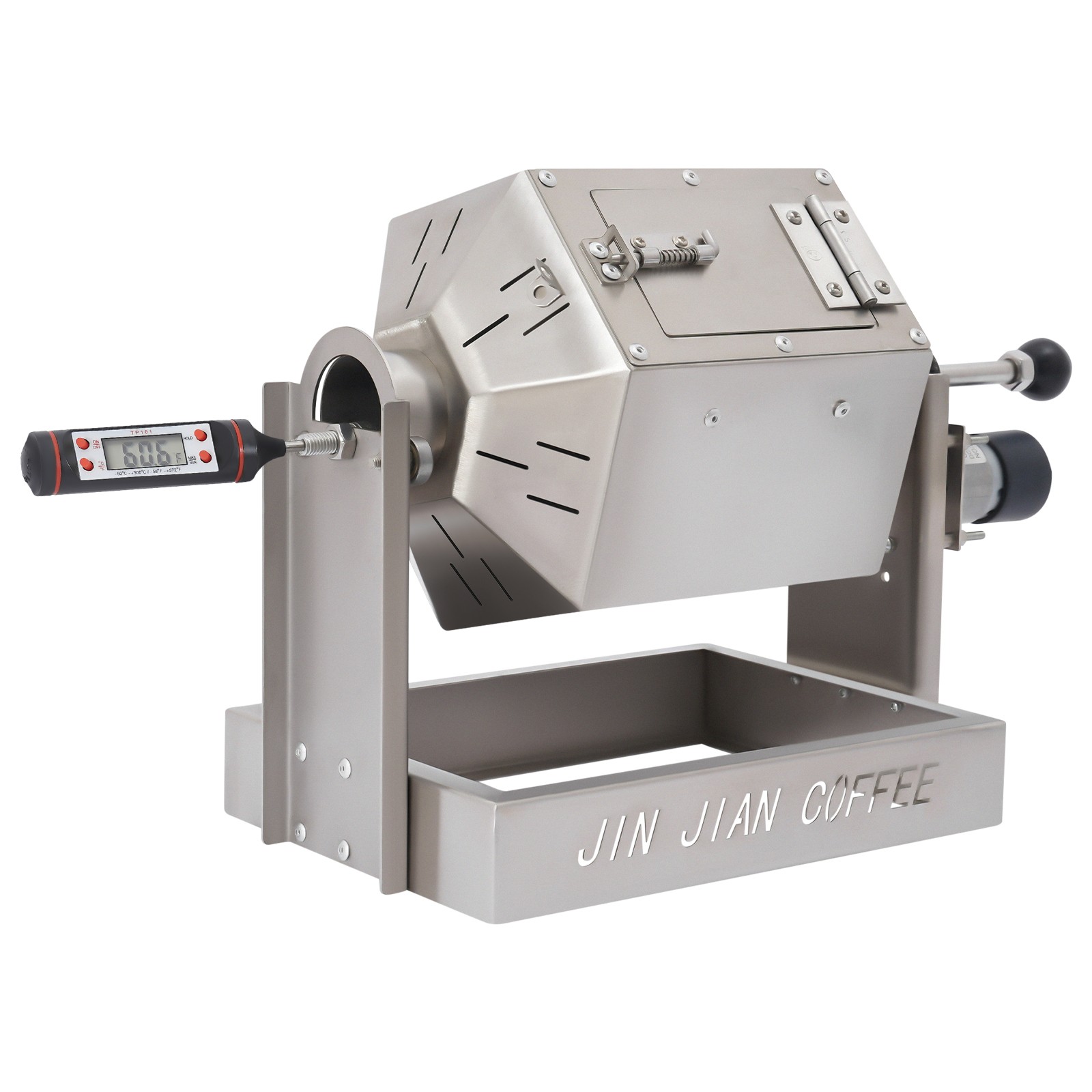3.8L/3.45Qt Coffee Bean Roaster Commercial Coffee Bean Roaster Machine Drum Type