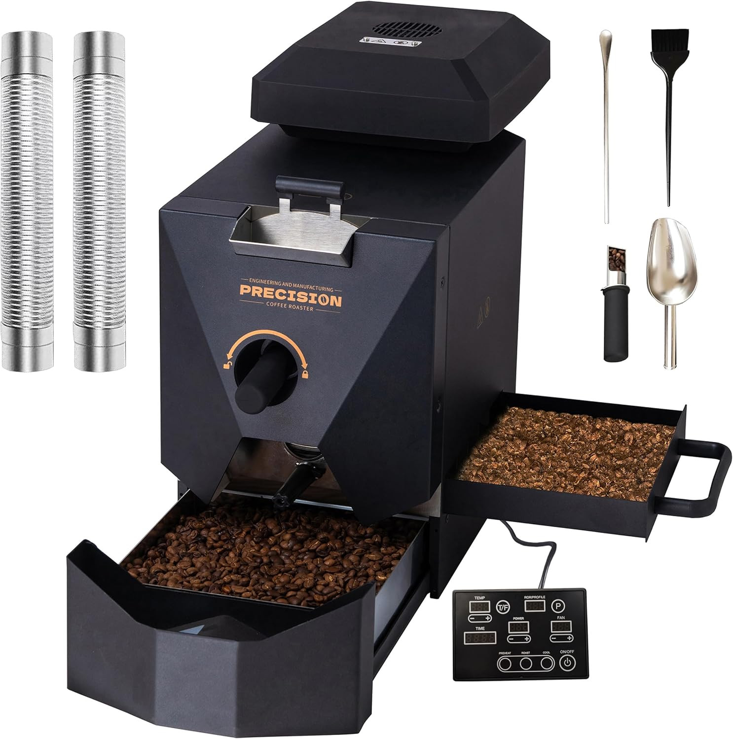 1Pound Electric Coffee Roaster for Home Use Automatic Roasting & Easy Operation