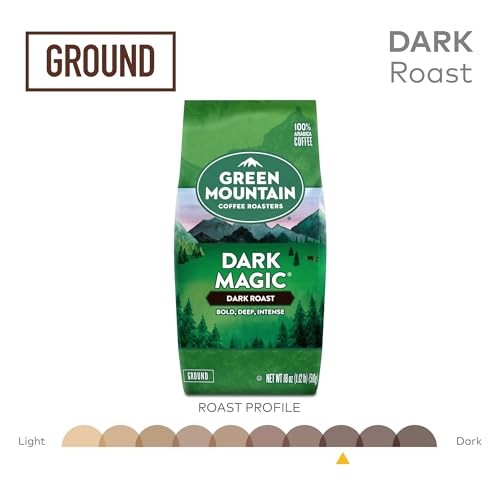 Ground Coffee, Bagged 18 oz 18 Ounce (Pack of 1) Dark Magic