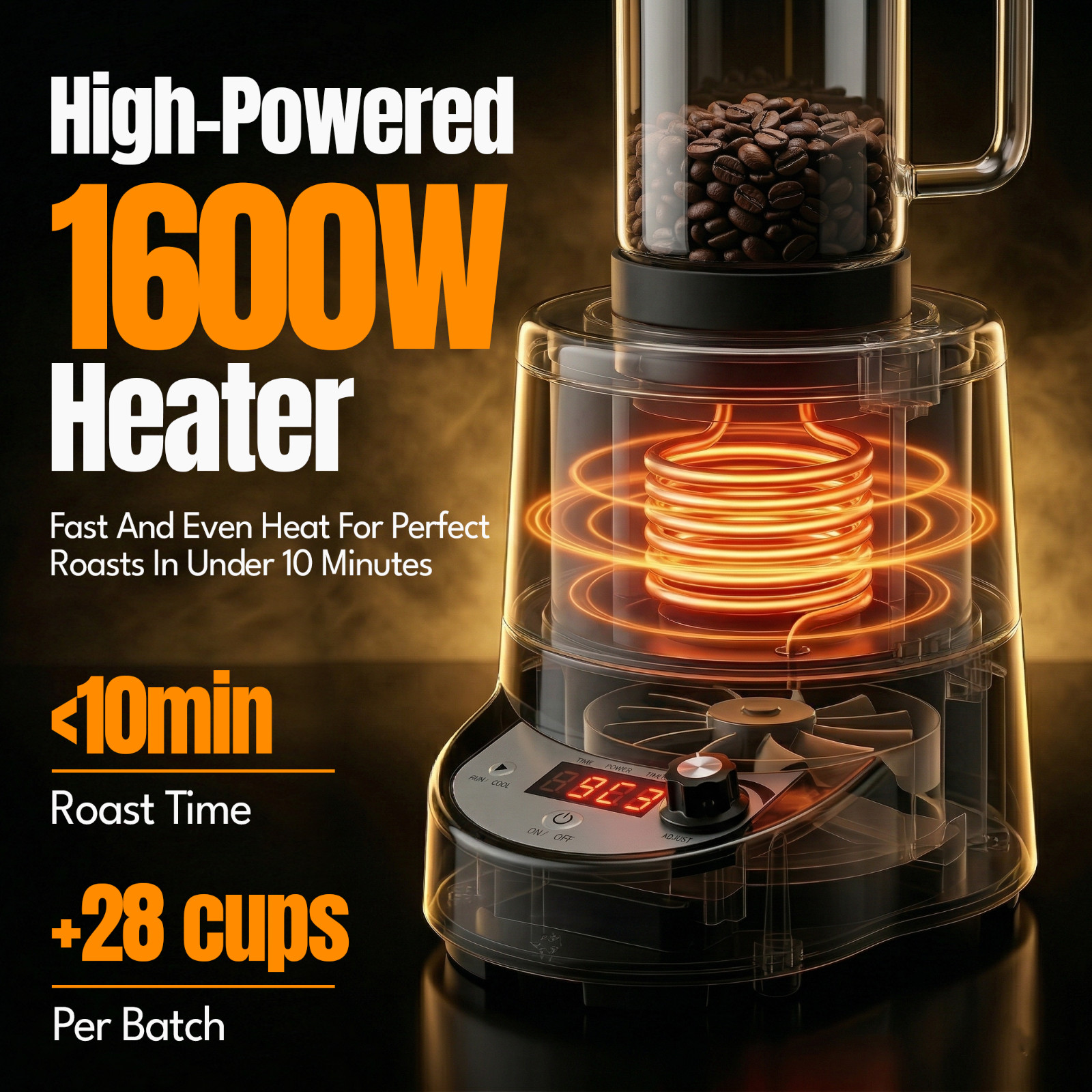 Fresh Roast SR800 Bundle with Extension Tube, Digital Scale, and Bean Pack