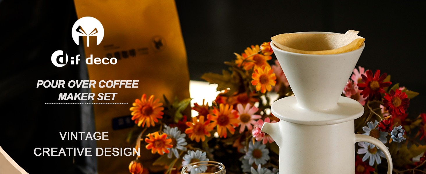 Pour Over Coffee Maker Set Vinta Ceric Pour Over Coffee