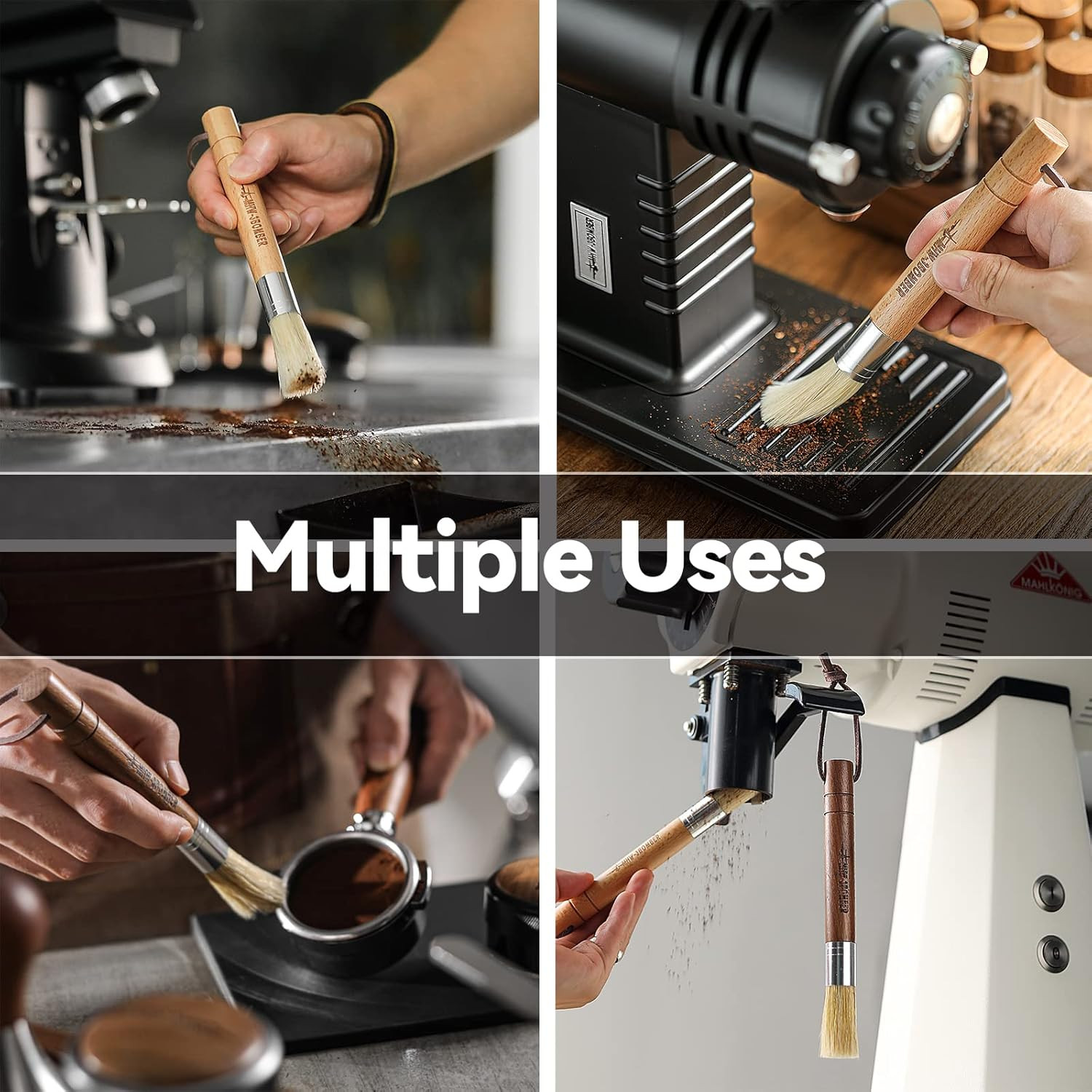 Coffee Bean Storage Tubes & Grinder Cleaning Kit
