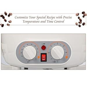WINB Coffee Roaster Machine for Home Use, 110V Household Electric Coffee Bean