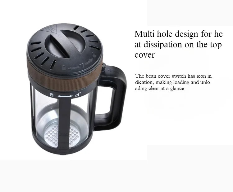 Electric Coffee Roaster Portable Coffee Bean Nut Baking Roasting Machine Home AU