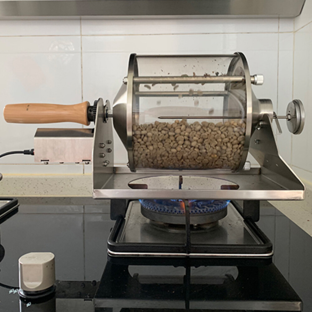 With Molly AWK Coffee Roaster Gas Burner Coffee Roasting Machine