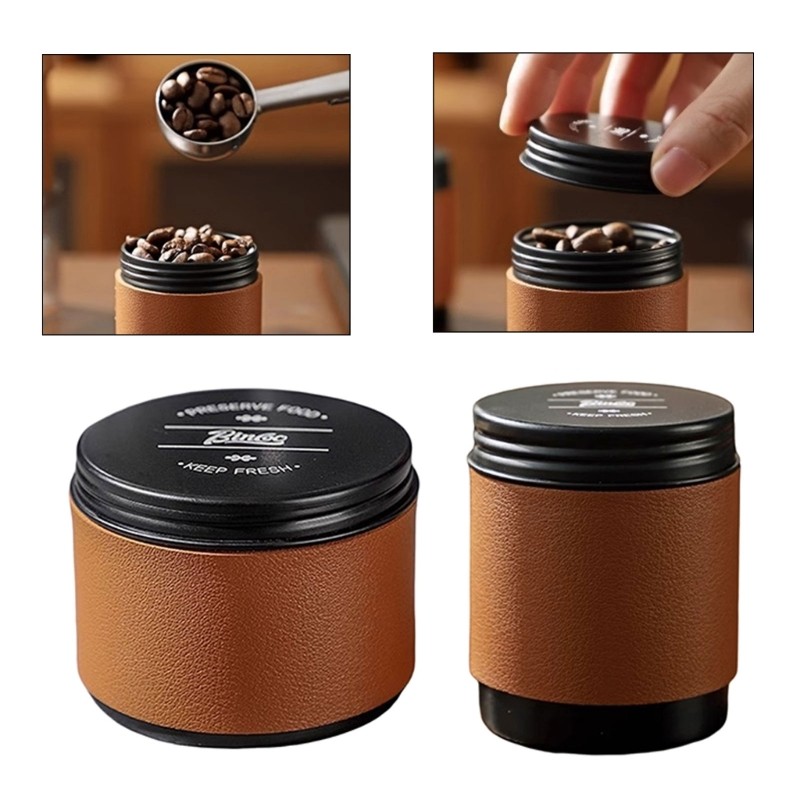 Portable Coffee Bean Storage Jar Home Accessory for Preserving Freshing